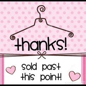 Sold beyond this point!